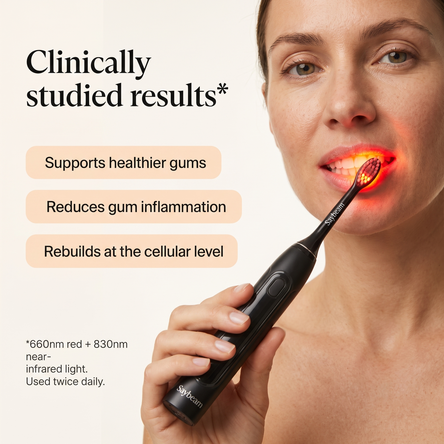 SayBeam Red Light Toothbrush