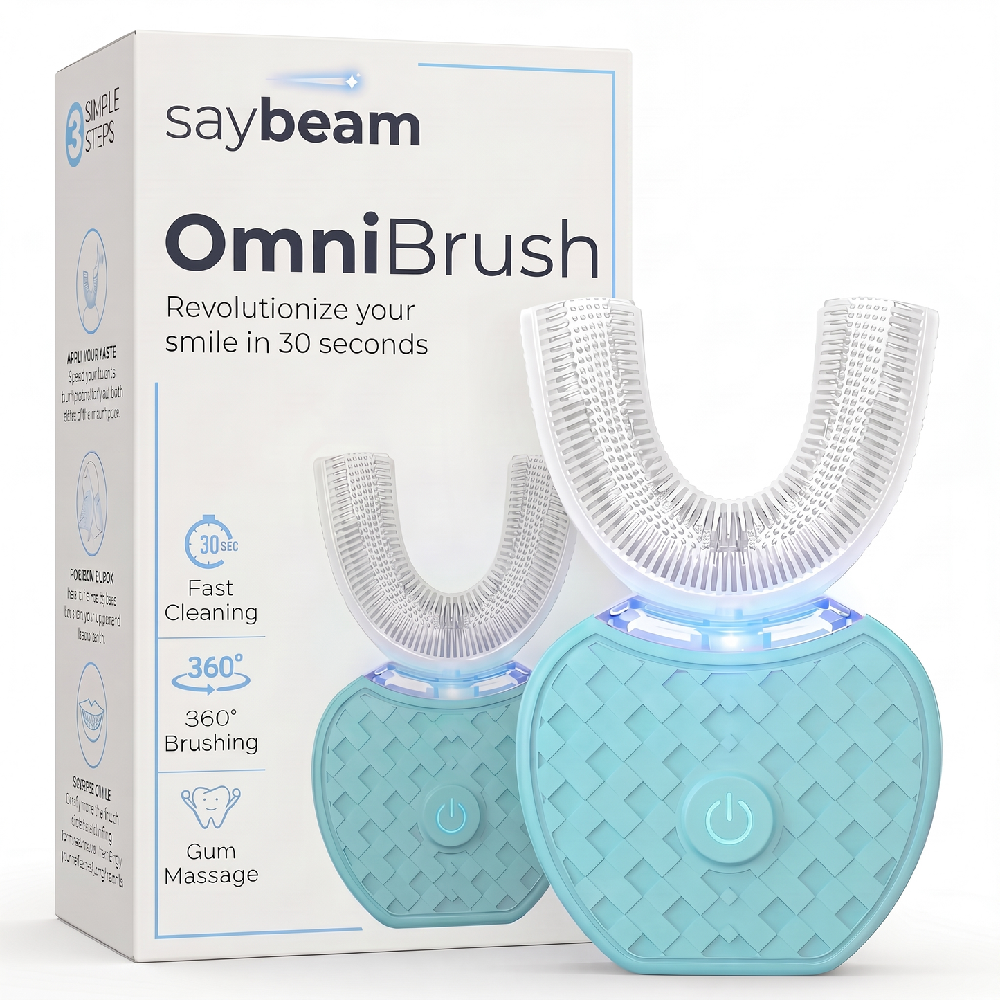 OmniBrush™ – 30-Second U-Shaped Sonic Toothbrush