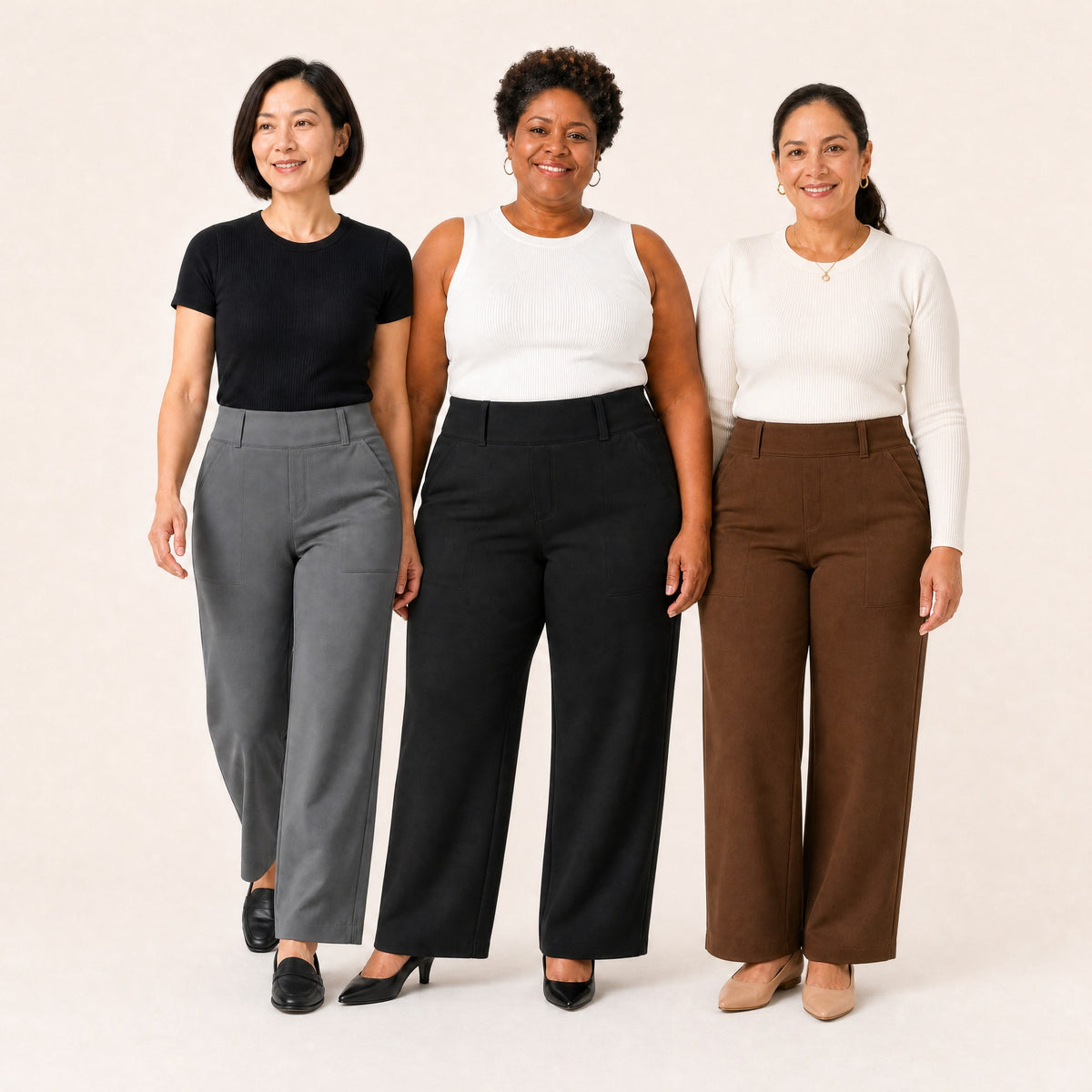 Sculpt Pant · Flat Front