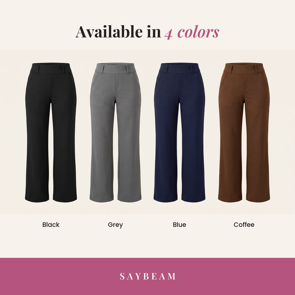 Sculpt Pant · Flat Front