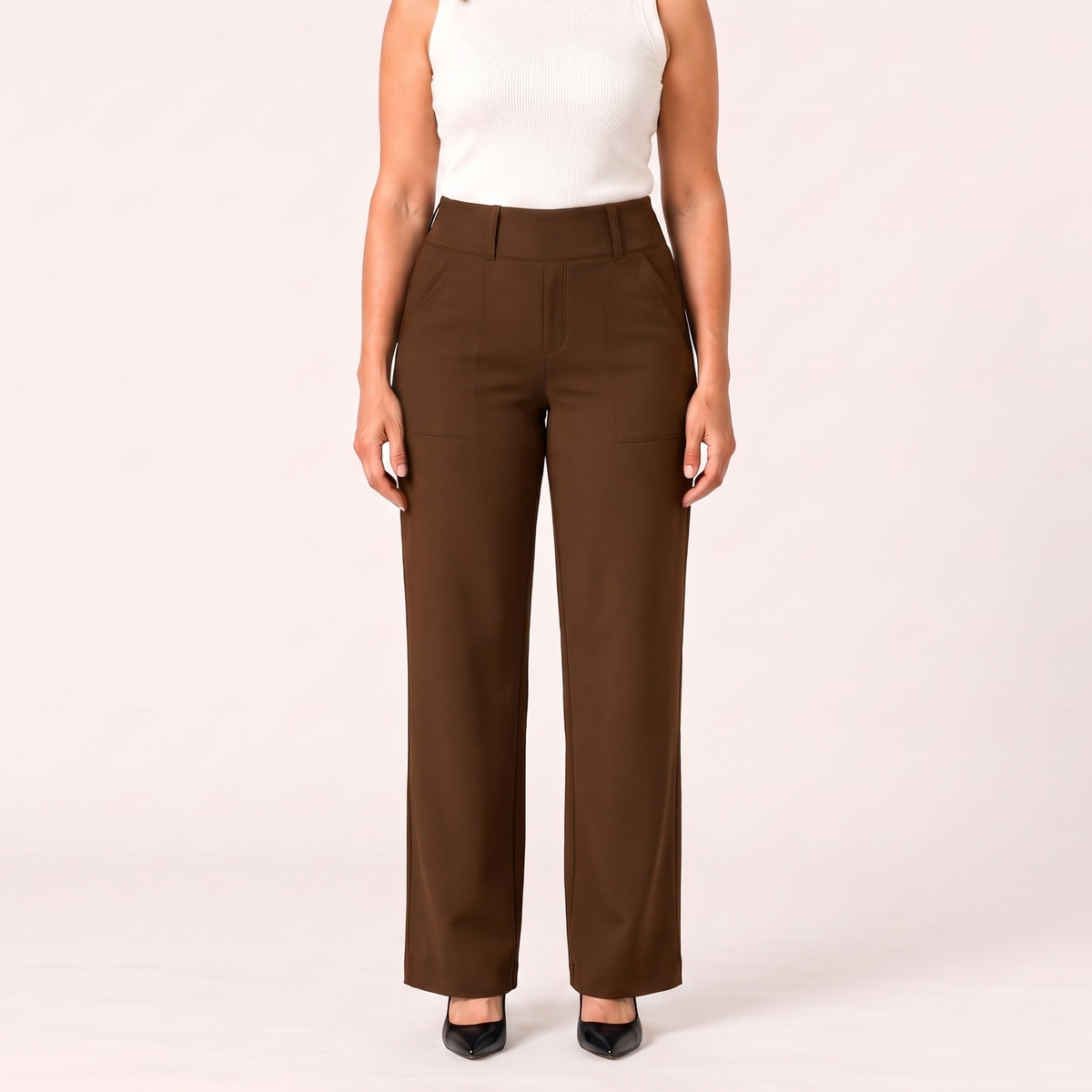 Sculpt Pant · Flat Front